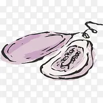 木瓜水彩PNG矢量素材-空若网 木瓜水彩PNG矢量素材-空若网