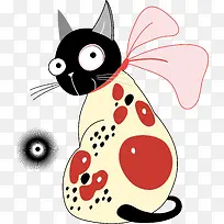 手绘卡通猫咪-空若网 手绘卡通猫咪-空若网