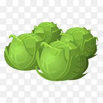 卡通蔬菜卷心菜每日必需补充-空若网 卡通蔬菜卷心菜每日必需补充-空若网
