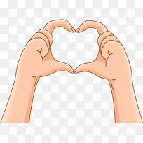 手比爱心-空若网 手比爱心-空若网