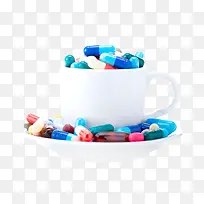 药片 杯子-空若网 药片 杯子-空若网