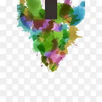 手绘水彩风化妆品海报-空若网 手绘水彩风化妆品海报-空若网