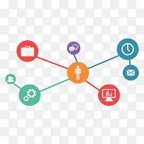 彩色圆形图表-空若网 彩色圆形图表-空若网