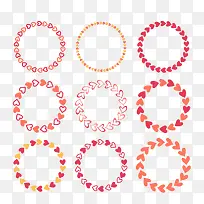 可爱的爱心框架-空若网 可爱的爱心框架-空若网