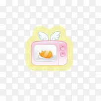 粉色小电视小素材-空若网 粉色小电视小素材-空若网