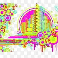 时尚绚丽的彩色城市-空若网 时尚绚丽的彩色城市-空若网