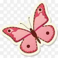 简约粉色蝴蝶-空若网 简约粉色蝴蝶-空若网