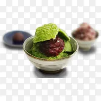 抹茶口味豆沙食物-空若网 抹茶口味豆沙食物-空若网