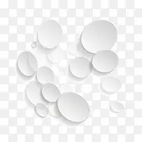 时尚白色圆圈背景矢量图-空若网 时尚白色圆圈背景矢量图-空若网