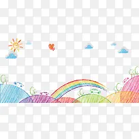 太阳下的彩虹树木-空若网 太阳下的彩虹树木-空若网