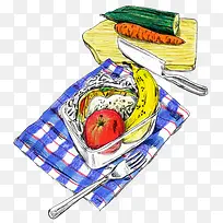 水果沙拉食物-空若网 水果沙拉食物-空若网