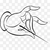 手绘手指中医图片-空若网 手绘手指中医图片-空若网