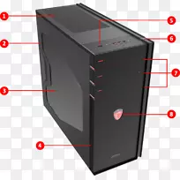 电脑机箱和外壳MSI台式机膝上型电脑-Botton-空若网 电脑机箱和外壳MSI台式机膝上型电脑-Botton-空若网