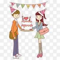 情侣蛋糕-空若网 情侣蛋糕-空若网