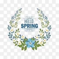 卡通手绘精美清新花环-空若网 卡通手绘精美清新花环-空若网