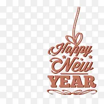 矢量英文新年快乐挂饰-空若网 矢量英文新年快乐挂饰-空若网