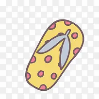 矢量卡通简洁扁平化拖鞋png-空若网 矢量卡通简洁扁平化拖鞋png-空若网