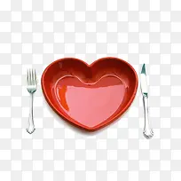 心形餐具-空若网 心形餐具-空若网