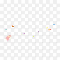 彩色飘散不规则元素-空若网 彩色飘散不规则元素-空若网