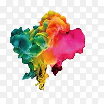 炫彩墨痕元素免费下载-空若网 炫彩墨痕元素免费下载-空若网