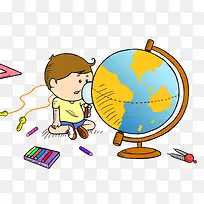 儿童学习插画-空若网 儿童学习插画-空若网