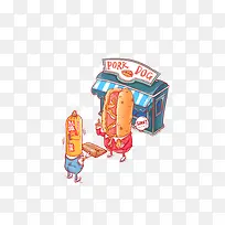 手绘食物-空若网 手绘食物-空若网