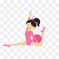 体操绘画动画剪辑艺术体操-空若网 体操绘画动画剪辑艺术体操-空若网