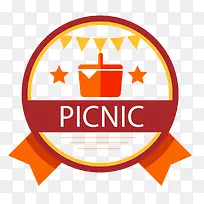 矢量图BBQ野餐标签设计-空若网 矢量图BBQ野餐标签设计-空若网