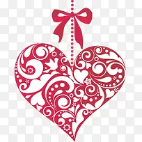 爱心剪纸素材-空若网 爱心剪纸素材-空若网