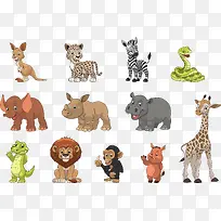 卡通动物手举牌图片-空若网 卡通动物手举牌图片-空若网