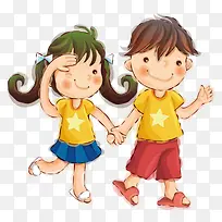 手牵手一起走-空若网 手牵手一起走-空若网