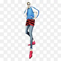 运动休闲型男孩服装手绘-空若网 运动休闲型男孩服装手绘-空若网