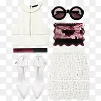 白色性感露腰露脐上衣-空若网 白色性感露腰露脐上衣-空若网