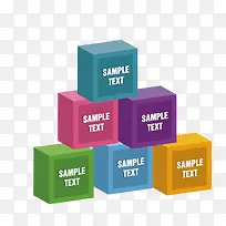 立体方块边框-空若网 立体方块边框-空若网