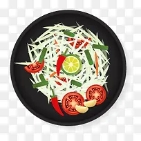 美食扁平化素材-空若网 美食扁平化素材-空若网