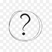 矢量边框素材圆形问号-空若网 矢量边框素材圆形问号-空若网