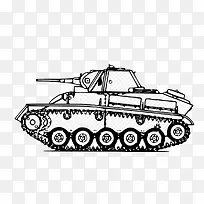手绘坦克-空若网 手绘坦克-空若网