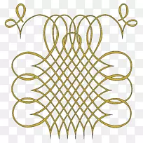 线条艺术圈对称剪贴画-金属-空若网 线条艺术圈对称剪贴画-金属-空若网