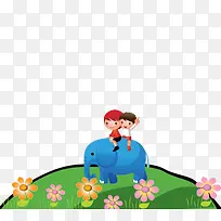 �ݵ��ϵ���ɫС��-������