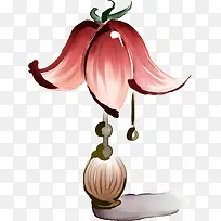 红色花朵吊灯创意-空若网 红色花朵吊灯创意-空若网