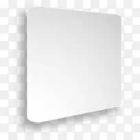 方形白色瓷盘-空若网 方形白色瓷盘-空若网