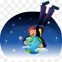 拥抱地球的男人-空若网 拥抱地球的男人-空若网