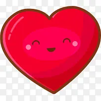 情人节呆萌红色爱心-空若网 情人节呆萌红色爱心-空若网