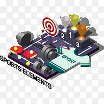 扁平化杠铃乒乓球运动上衣-空若网 扁平化杠铃乒乓球运动上衣-空若网