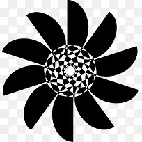 黑白装饰图案-空若网 黑白装饰图案-空若网