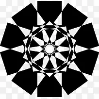 黑白装饰图案-空若网 黑白装饰图案-空若网