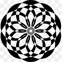 黑白装饰图案-空若网 黑白装饰图案-空若网