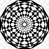 黑白装饰图案-空若网 黑白装饰图案-空若网