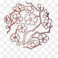 圆形梅花下载-空若网 圆形梅花下载-空若网