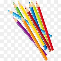彩色绘画铅笔元素-空若网 彩色绘画铅笔元素-空若网